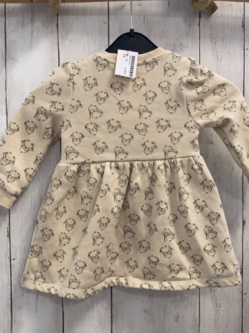   Kleid  Gr. 80  beige graue Pinguine 