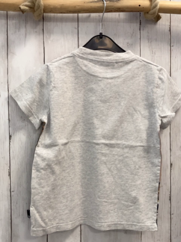 Molo  T-Shirt  Gr. 110  hellgrau Bild mit Dinos 