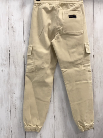 Zara  Hose  Gr. 134  beige aufgesetzte Taschen Gummizugbund mit Kordel