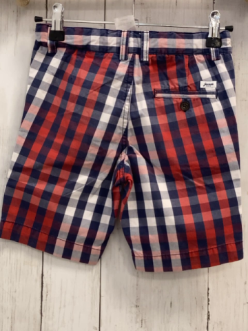 Jacadi  Shorts  Gr. 110  blau rot weiß kariert Bund verstellbar 