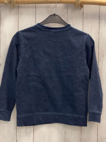 Molo  Pullover  Gr. 128  blau hellblau Tiergesicht 