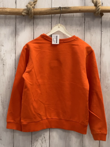 Bllybandit  Pullover  Gr. 122  orange Superheld Schrift 