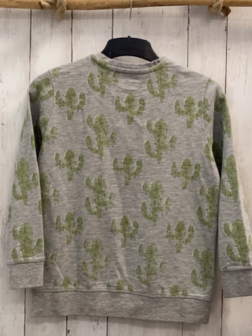 Marc O´ Polo  Pullover  Gr. 128  grau oliv Kakteen 