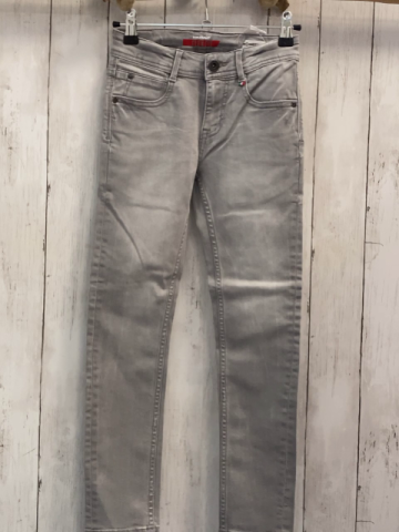 Vingino  Hose  Gr. 134  hellgrau Jeans Bund verstellbar