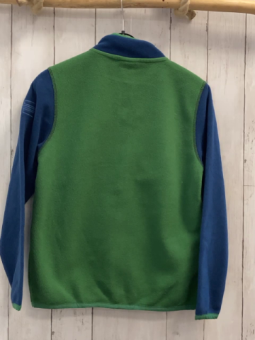 Napapijri  Fleecejacke  Gr. 140  blau hellgrün Schrift 