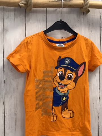  T-Shirt Gr. 122  orange paw Patrol