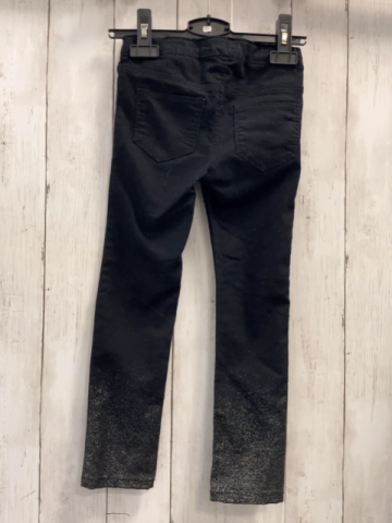 H&M Jeggings Gr. 110  schwarz Glitzer