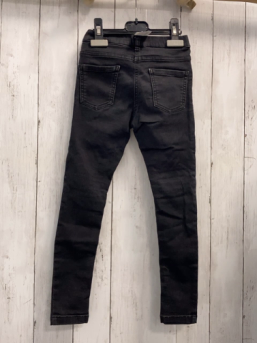  Jeggings Gr. 122  grau Pailettenherzen an den Knien