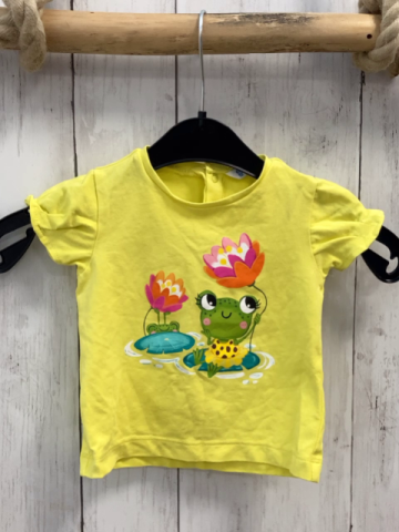Mayoral  T-Shirt  Gr. 68  gelb Frosch Blumen 
