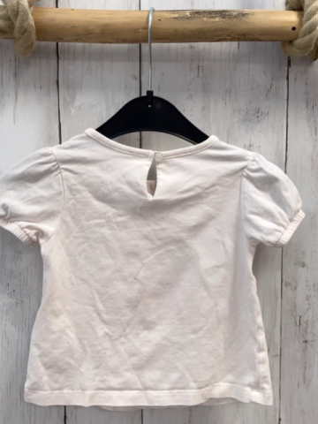   T-Shirt  Gr. 80  rosa Plüschkirschen mit Blättern 