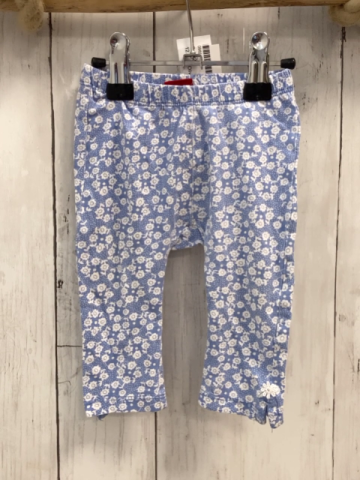 S´Oliver  Leggings  Gr. 62  hellblau weiße Blumen 