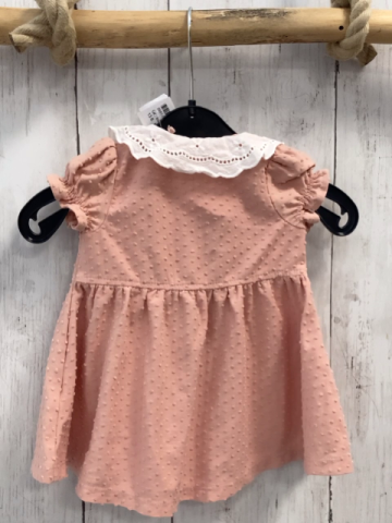 Next  Kleid  Gr. 68  rosa Noppen weißer Kragen 
