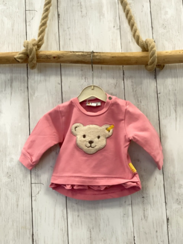 Steiff Pullover Gr. 50  pink Bärenkopf