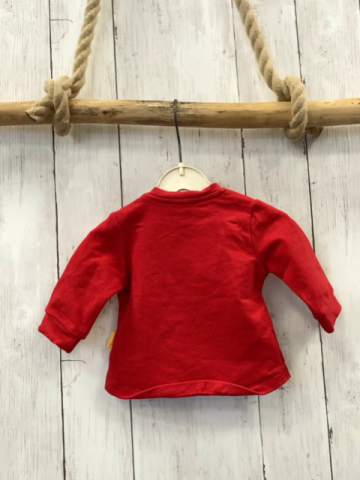 Steiff Pullover Gr. 50  rot Bärenkopf