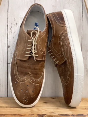 Drudd  Schuhe  Gr. 43  braun weiße Sohle 