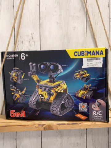 Cubimana  Kreativspielzeug  5 in 1 No. 8039  Technik Roboter 