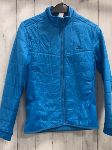 Decathlon  Jacke  Gr. 158  hellblau mit Stepp- + Plüschteilen 