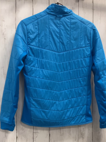 Decathlon  Jacke  Gr. 158  hellblau mit Stepp- + Plüschteilen 