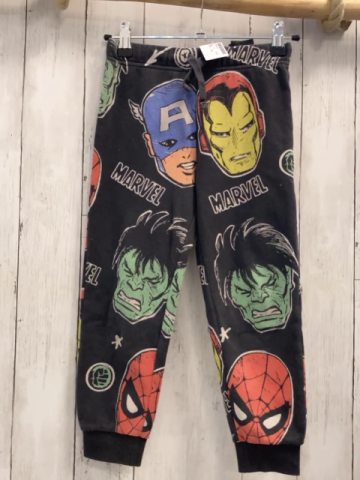 H&M Jogginghose Gr. 116  grau Avengers Kordel
