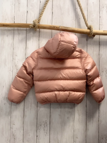 Hyros Wendejacke Gr. 104  rosa gesteppt + blau Landschaft