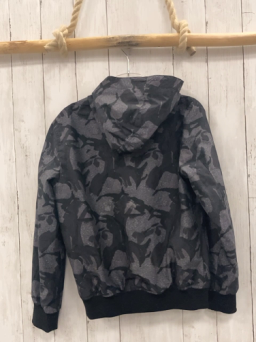  Jacke Gr. 146  schwarz grau Camouflage