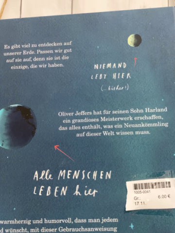  Buch Hier sind Wir Anleitung zum Leben auf der Erde 