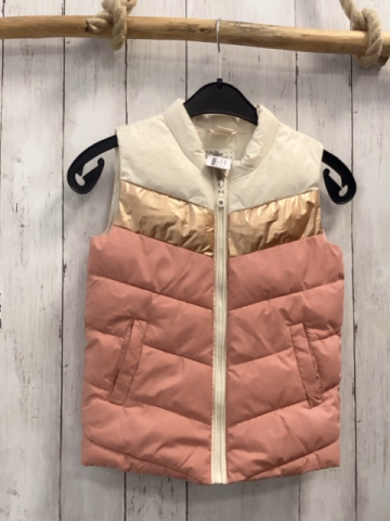 Vertbaudet  Winterweste  Gr. 134  rosa beige lachs 