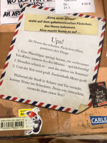  Buch Bitte nicht öffnen - bissig !