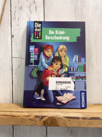 Die drei!!! Buch Die Krimi-Verschwörung 