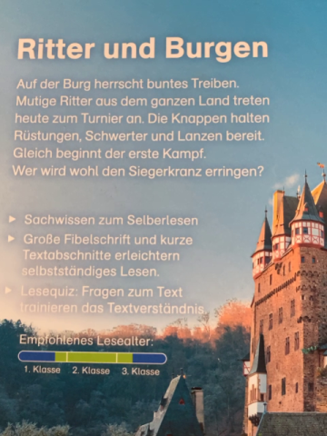 Was ist was? erstes Lesen Buch Ritter und Burgen 