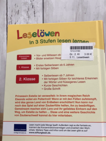 Leselöwen  Buch Gr. 2. Klasse  Geschichten von Zauberschweif 