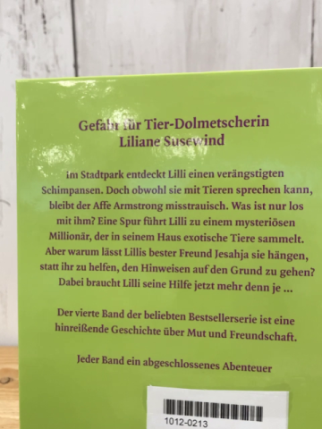 Liliane Susewind  Buch Schimpansen macht man nicht zum Affen 