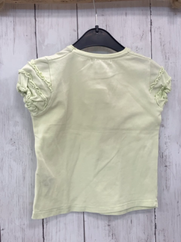 Zara  T-Shirt  Gr. 98  hellgrün Schrift aus Steinen 