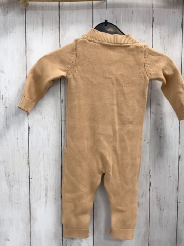   Overall Gr. 74  ocker Strick Zöpfe 