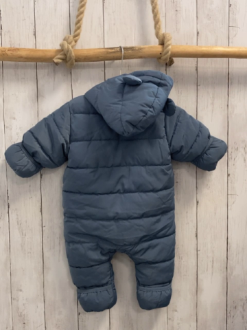 H&M  Winteroverall Gr. 62  hellblau weißes Teddyfutter 