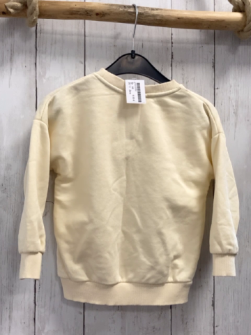 Zara  Pullover  Gr. 98  creme Barbie Schrift 