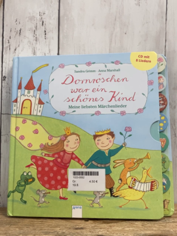 Pappbuch Dornröschen war ein schönes Kind