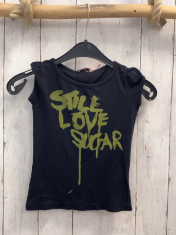 Juicy  T-Shirt  Gr. 98  schwarz lindgrüne Schrift 
