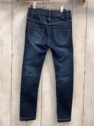 S´ Oliver  Hose  Gr. 116  blau jeans orange Nähte Bund verstellbar 