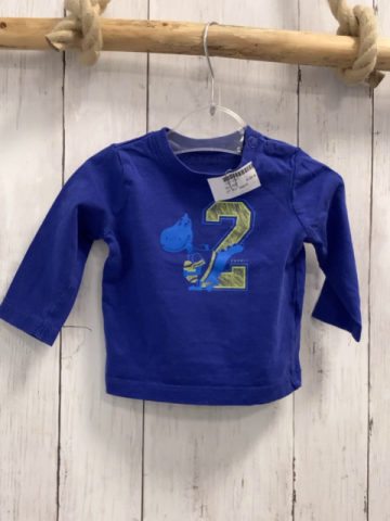esprit Langarmshirt Gr. 62  dunkelblau Dino