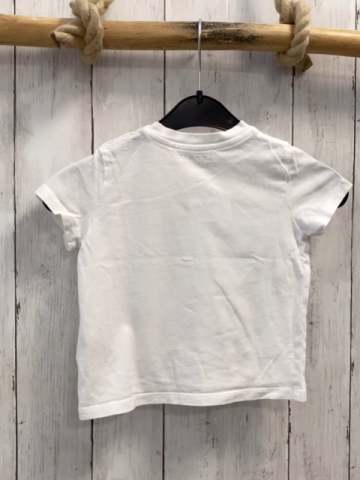 esprit T-Shirt Gr. 92  weiß petrol Chamäleon