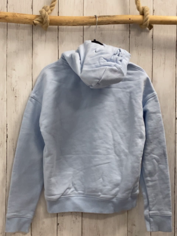 Tommy Hilfiger  Pullover  Gr. 152  hellblau Kapuze Bauchtasche vorne Fleck