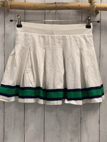 Ralph Lauren  Rock  Gr. 152  weiß + grün blauer Streifensaum 