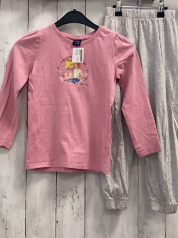 2tlg  Schlafanzug Gr. 110  rosa grau Bibi und Tina 