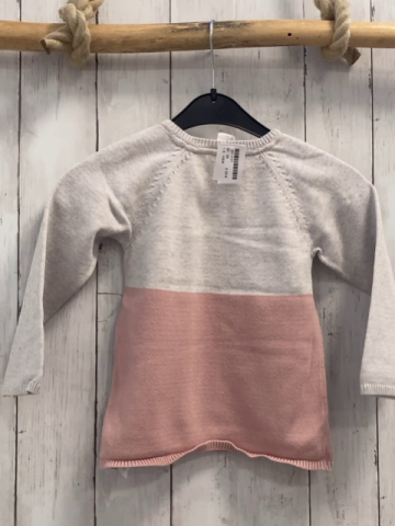 H&M  Pullover  Gr. 98  hellgrau rosa Strick 