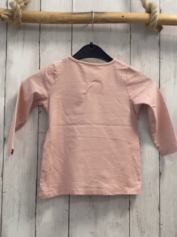 Lamino  Langarmshirt  Gr. 104  rosa Igel Pilz mit weißen Pailetten 