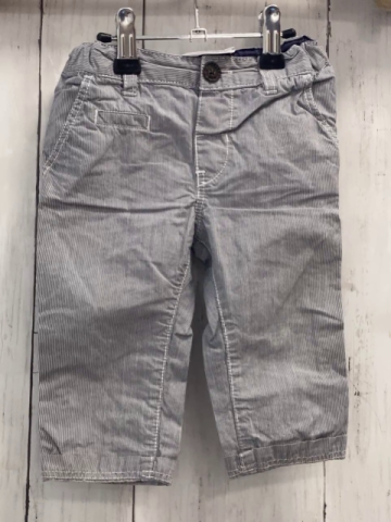 H&M Hose  Gr. 68  grau weiße Streifen Bund verstellbar 