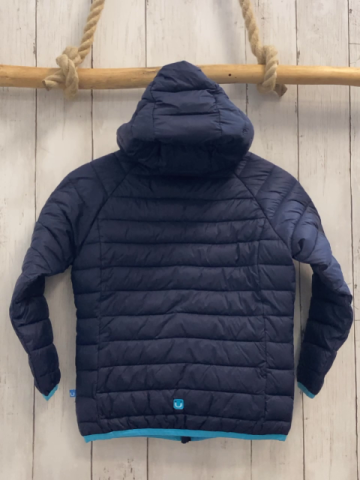 Peek Ü  Jacke  Gr. 116  blau hellblauer Bund Kapuze