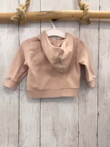 Emile et Ida  Sweatjacke  Gr. 68  rosa Kapuze Äpfel goldener Reißverschluss 