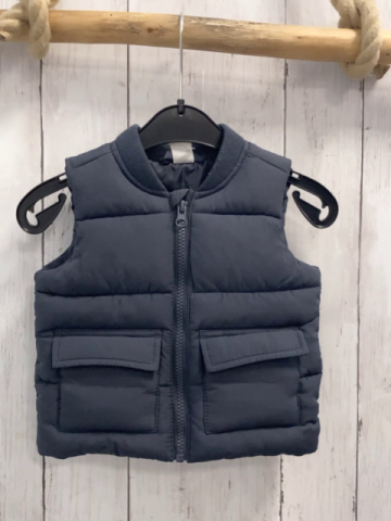 H&M Weste  Gr. 68  grau